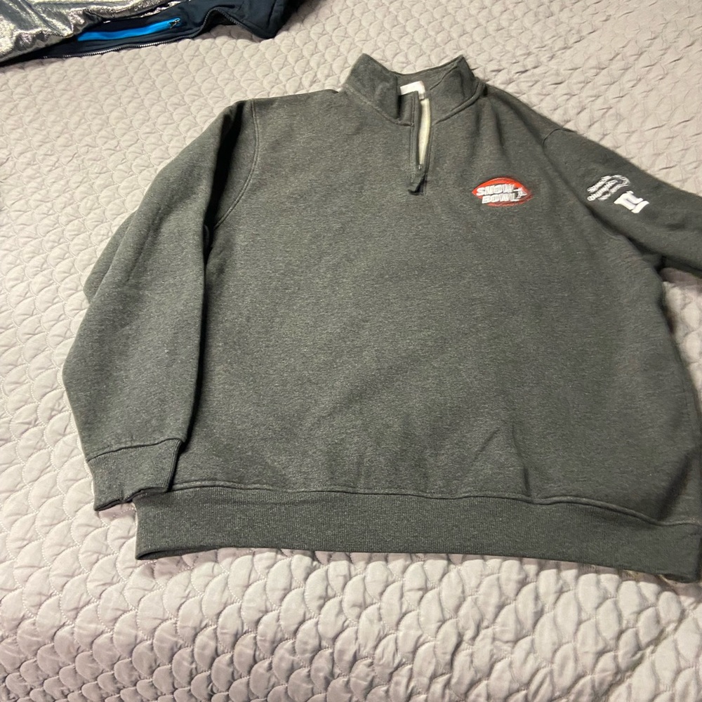 NY GIants Special Olympics 1/4 zip Fleece